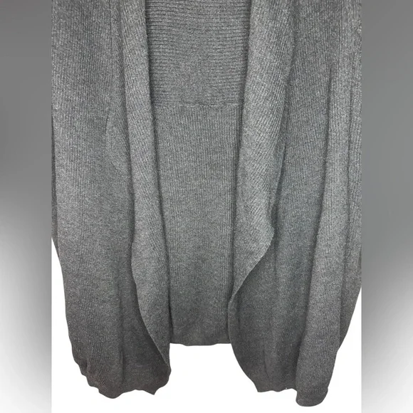 Athleta Restful Cocoon Wrap Cardigan Size S Grey - Picture 4 of 9
